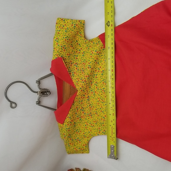 Vintage Clothespin Dress Bag w/ Wooden Clothespins - Picture 8 of 13